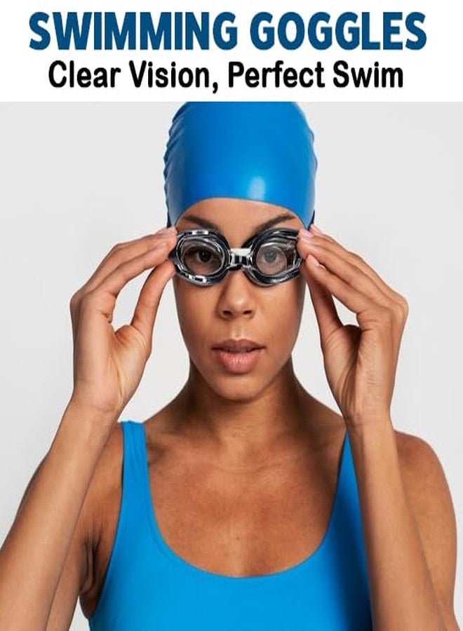 KYNA Swimming Accessories for Kids and Adults (Combo of Ring+Goggles+Cap) - Image 5