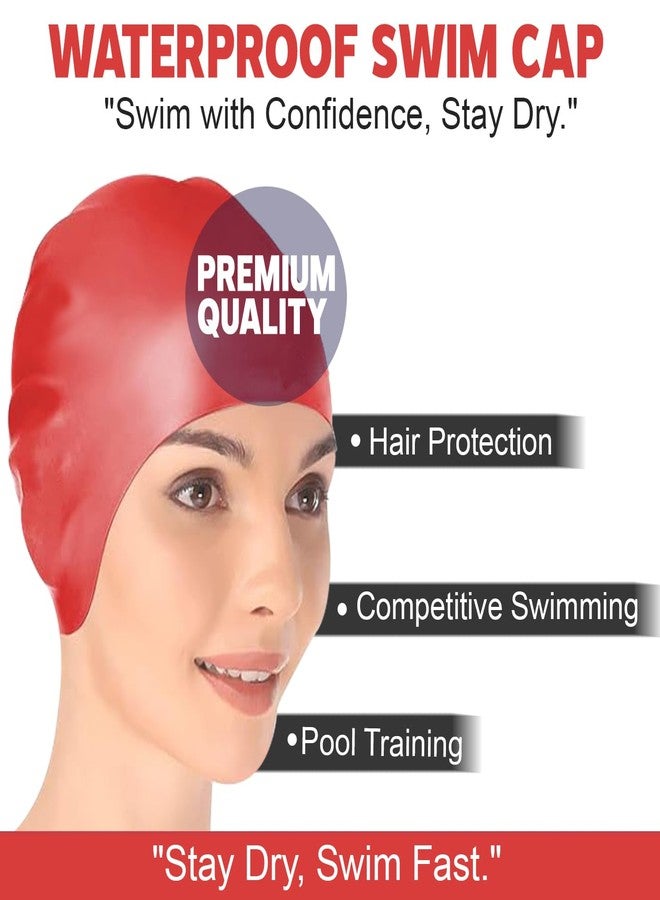 KYNA Swimming Accessories for Kids and Adults (Combo of Ring+Goggles+Cap) - Image 4