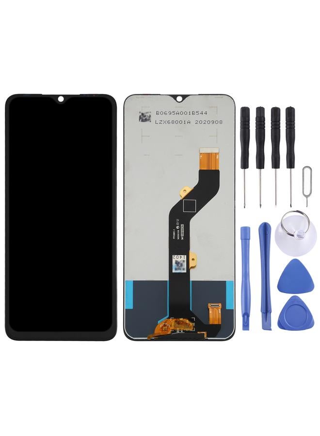 erorex Replacement TFT LCD Screen for Tecno Pouvoir 4 / Pouvoir 4 Pro LC7,LC8 with Digitizer Full Assembly - Image 2