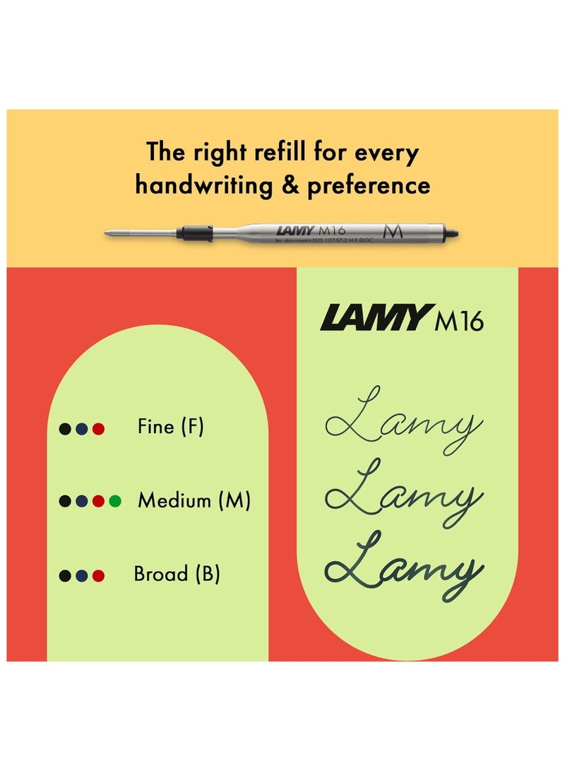 LAMY قلم حبر جاف سفاري طرف متوسط حبر أسود برميل كليف - Image 5