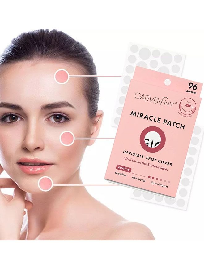CARVENCHY Salicylic Acid Hydrocolloid Acne Patch Miracle Patch, Invisible Spot Cover, Ideal for On The Surface Spots  - Image 2