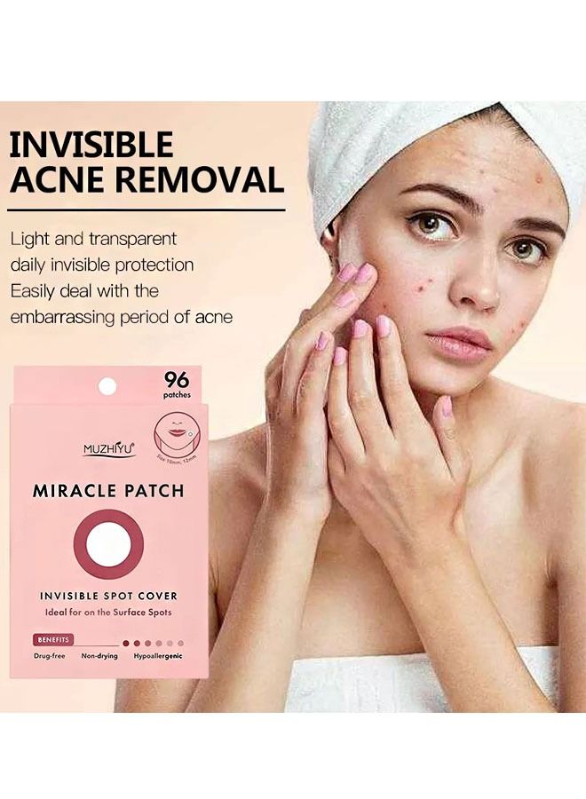 CARVENCHY Salicylic Acid Hydrocolloid Acne Patch Miracle Patch, Invisible Spot Cover, Ideal for On The Surface Spots  - Image 3