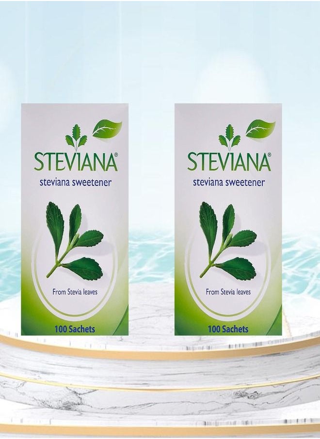 2-Piece Sweetener From Stevia Leaves 100 Sachets - pzsku/ZA1D16018A100C38C9A65Z/45/_/1679843784/139d3d9f-d3c2-47ad-85b7-b57146148e08