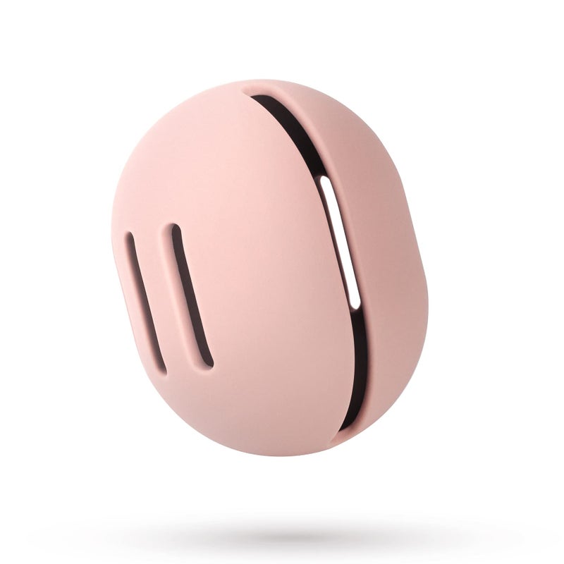 FERYES Makeup Sponge Holder â€“ Shatterproof Eco-Friendly Silicone Beauty Make Up Blender Case for Travel - Pink - Image 1