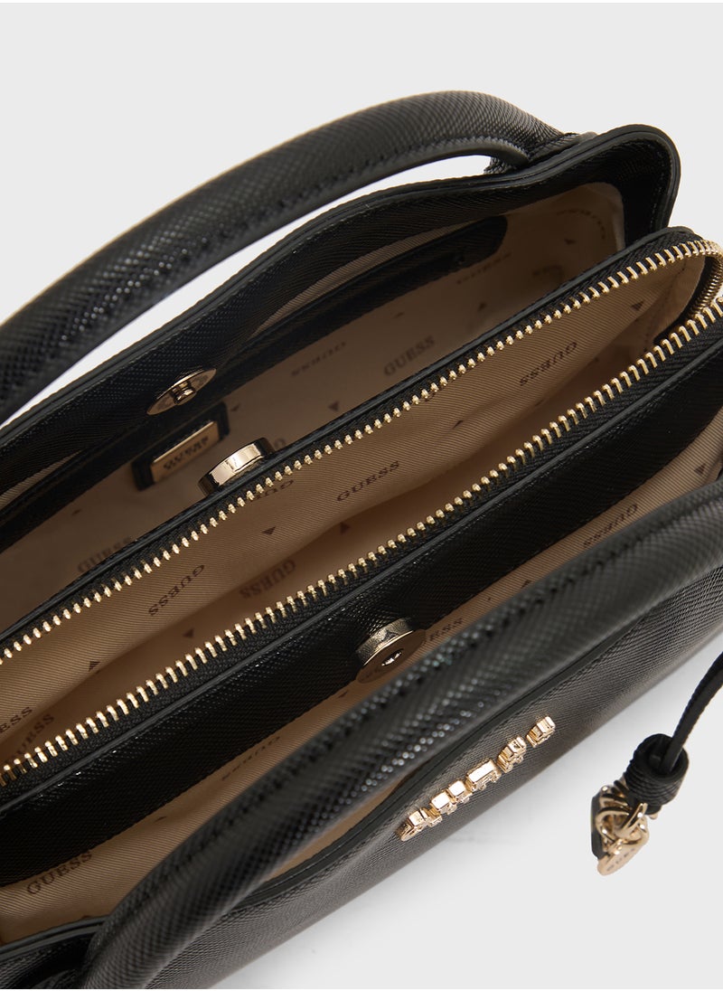 GUESS - Fedana Sml Girlfriend Satchel - Image 1
