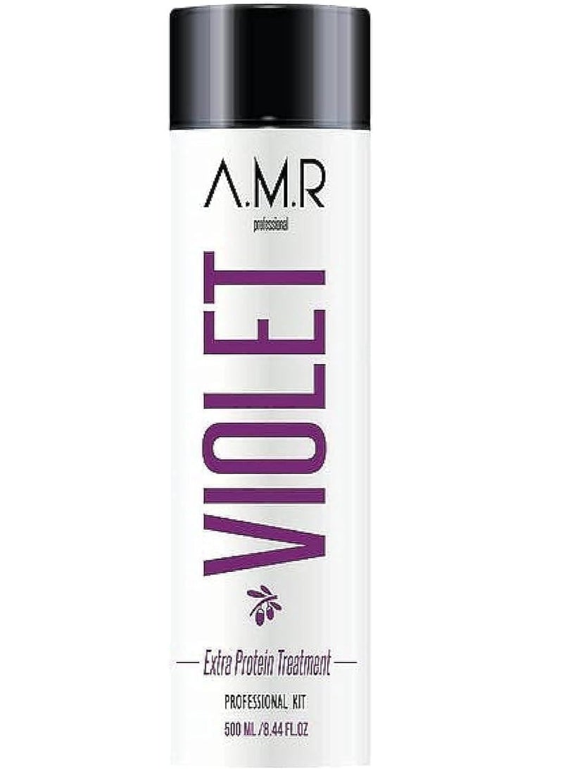 أيه.أم.أر فيوليت بروتين الشعر المعالج  ٥٠٠ ملي