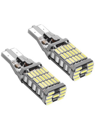 Automaze T15 W6W 912 921, LED light for Car Truck Backup Reverse Lights, Canbus Error Free, 2000 Lumen 4014 Chipset 45 SMD | White - pzsku/ZA1D17C9BBD0CE84D6C15Z/45/_/1740982844/615471f8-b400-4db6-84ce-c9b56c274b86