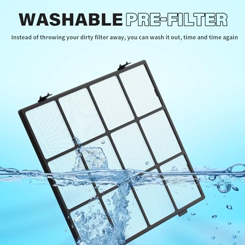 FMDZFL AP-1512HH Washable Pre-filter Set for Coway Airmega AP-1512HH and Airmega 200M Purifier, Includes 2 Washable Pre-filter and 4 Odor Eliminator Carbon Pre Filter - Image 2