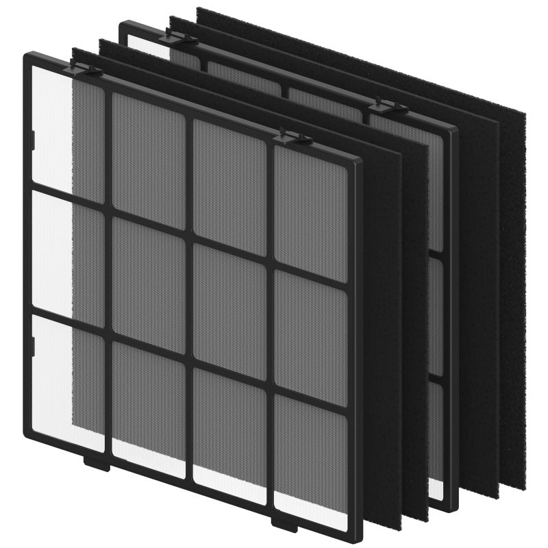 FMDZFL AP-1512HH Washable Pre-filter Set for Coway Airmega AP-1512HH and Airmega 200M Purifier, Includes 2 Washable Pre-filter and 4 Odor Eliminator Carbon Pre Filter - Image 3