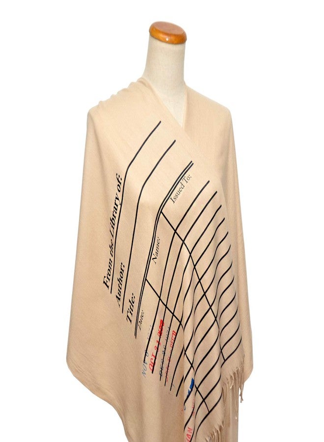 Universal Zone Library Card Scarf with Day Due Stamps (Print on ONE End) - Image 2