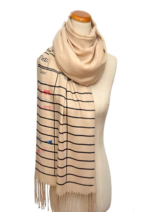 Universal Zone Library Card Scarf with Day Due Stamps (Print on ONE End) - Image 3