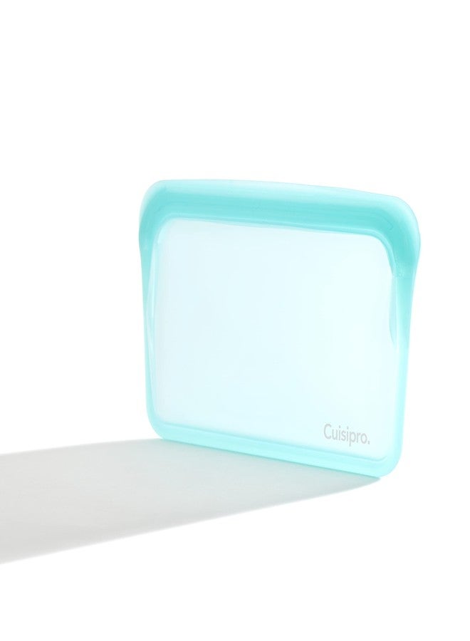 Cuisipro Reusable Silicone Bag, 13.5oz, 7.25x5.25inch, Aqua - Image 4