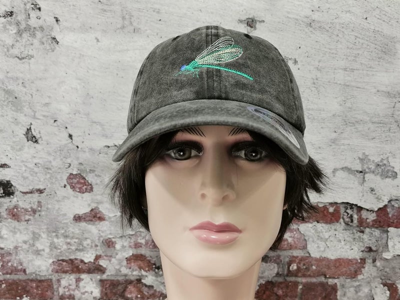 TERRIFI Embroidered Dragonfly Baseball Cap – Washed Cotton Twill Adjustable Dad Hat for Men & Women, Breathable Low Profile Outdoor Hat - Image 5