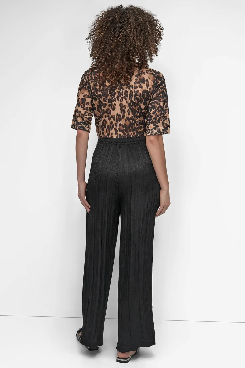 DKNY  CRUSHED CREASE WIDE PANT for Women | Best Price UAE