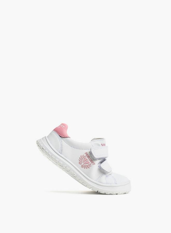 Pablosky Girls Hook & Loop Leather School Shoes - Image 4