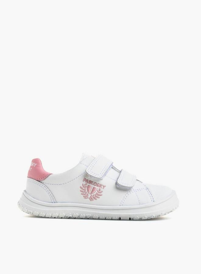Pablosky Girls Hook & Loop Leather School Shoes - Image 1