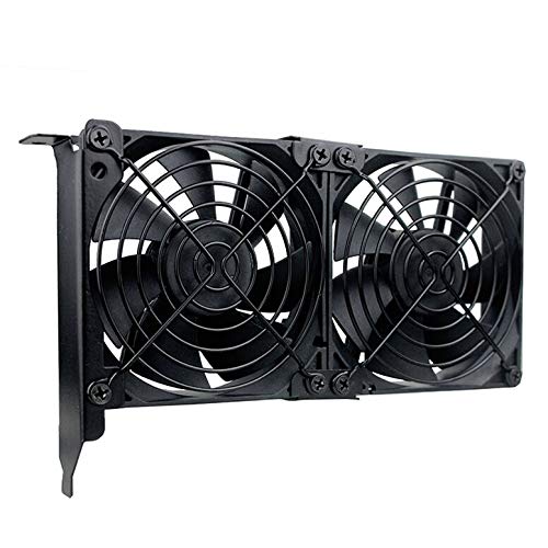 GDSTIME Graphic Card Fans, Graphics Card Cooler, Video Card Fan, PCI Slot Dual 90mm 92mm Fans, VGA Cooler - Image 1