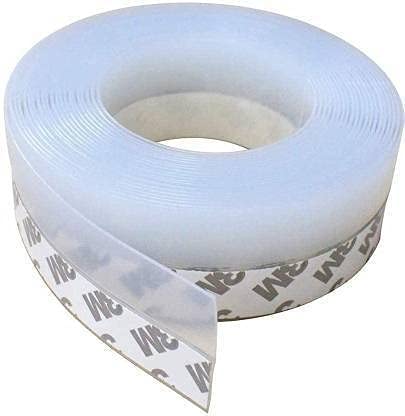 Delzon Silicone Door Strips Door Weather Silicone Door Tape Gaps Sealer for Cockroach,Insect Bugs Stopper (2 Meter) - Image 1