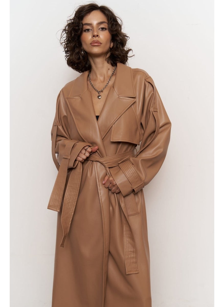 Layton Mink Leather Trench Coat - pzsku/ZA1D20964B8533F5EB688Z/45/_/1727877864/0670a4c6-f3d8-4195-943c-10cbc92cde19