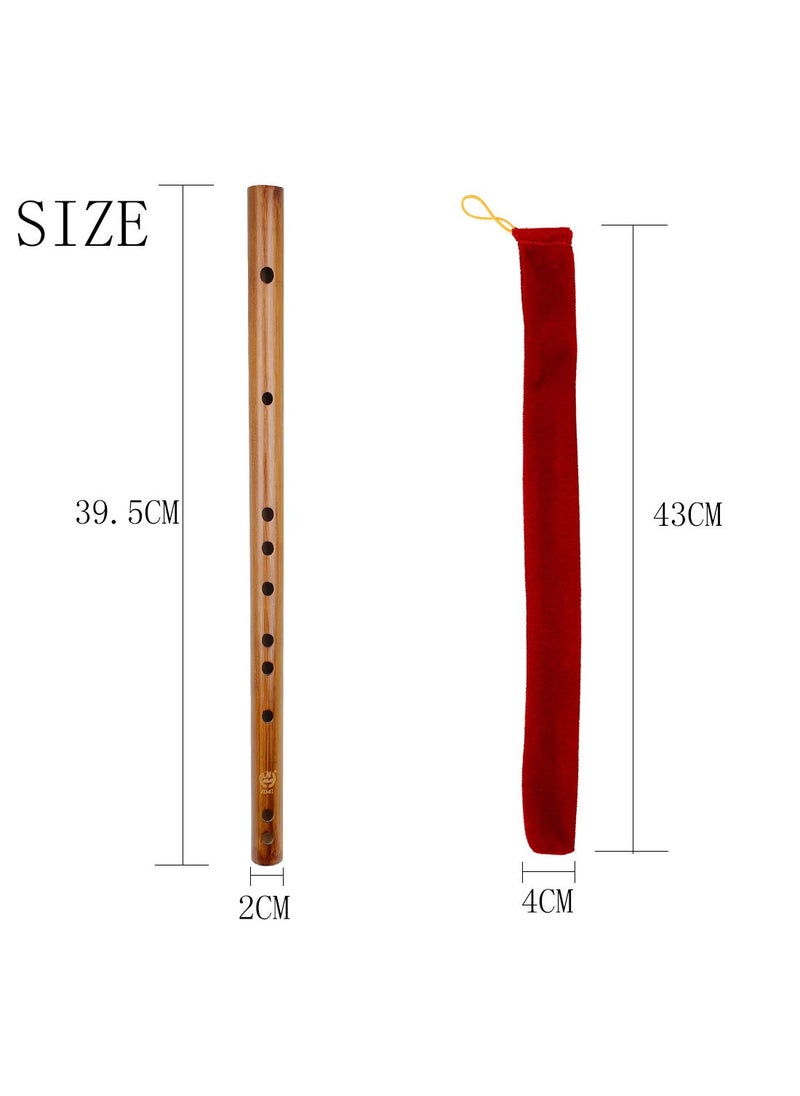 Arabest - Mabet mini Piccolo velvet bag CDEFG tune bamboo flute beginner professional playing Fife national musical instrument flute F tone - Image 1
