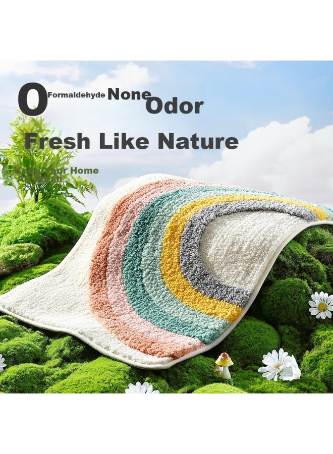 Dajiang Bathroom Mat, Toilet Entrance Non-slip Absorbent Mat, 40x60cm - Image 5