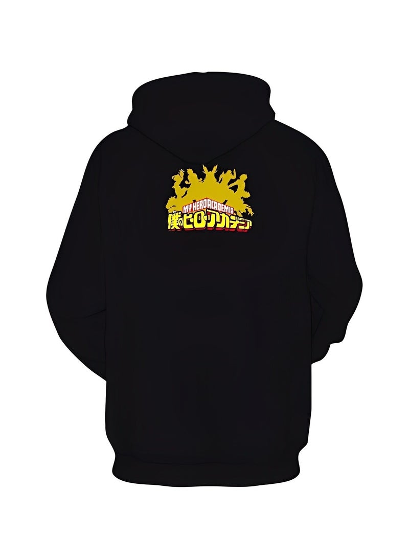 My Hero Academia Hoodie, Hoodie anime Fan Sweater, Costume Anime Hero Academia Hoodies for Men, My Hero Academia Printed Suit, Long Sleeve Round Collar Hoodie Sweatshirt  - Image 2