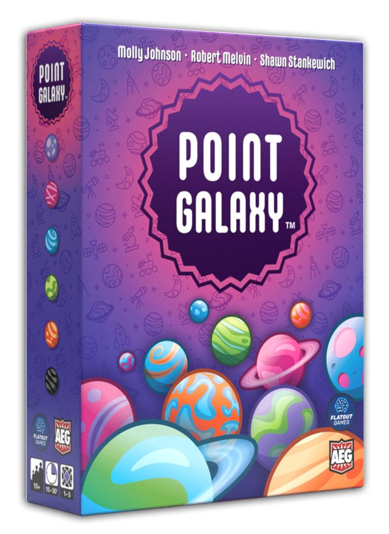AEG  Flatout Games  Point Galaxy  FollowUp to the AwardWinning Family Card Game Point Salad  Puzzly Space Exploration  Ages 10  15 Players - Image 3