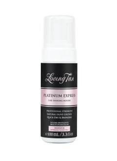 Loving Tan Loving Tan Platinum 2 HR Express Mousse, Darkest Shade Yet - Streak Free, Professional Strength Sunless Tanner - 5+ Self Tan Applications per Bottle, Cruelty Free, Naturally Derived DHA, 3.3 Fl Oz  - Image 1