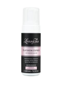Loving Tan Loving Tan Platinum 2 HR Express Mousse, Darkest Shade Yet - Streak Free, Professional Strength Sunless Tanner - 5+ Self Tan Applications per Bottle, Cruelty Free, Naturally Derived DHA, 3.3 Fl Oz  - Image 3