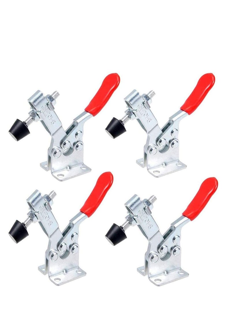 4Pcs Toggle Clamps Holding Capacity Stroke Push Pull Action Hand Tool Light Duty Clamp - Image 1
