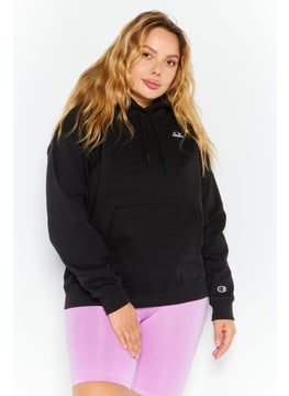 Women Sportswear Fit Hooded Brand Logo Sweatshirt, Black - pzsku/ZA1D255503C1E10CB8CD7Z/45/_/1724351205/b815a97c-49d5-48c1-ad85-5b773d580a9d