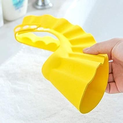 PRISO Baby Bath Cap Bathroom Usable Bathing & Shower Time Use Shower Cap0 Protect Rushing, Soap Shampoo Water, Eye & Ear Care Tool. (Multicolor) - Image 2