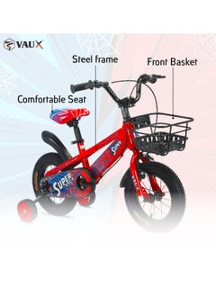 Vaux Vaux  - Super Vaux 12" Kids Bike - Red  - Image 3