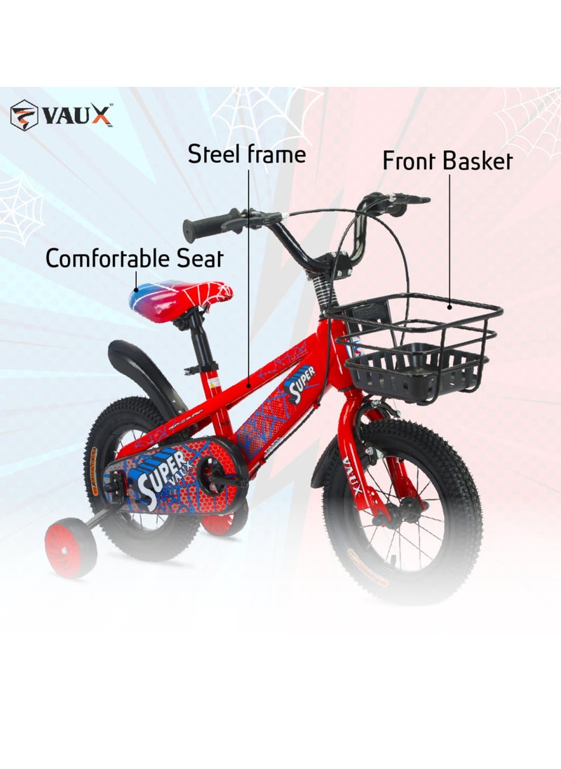 Vaux Vaux  - Super Vaux 12" Kids Bike - Red  - Image 3