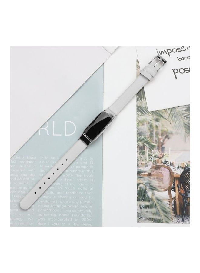 NIBEMINENT Replacement Strap For Fitbit Luxe White - Image 4