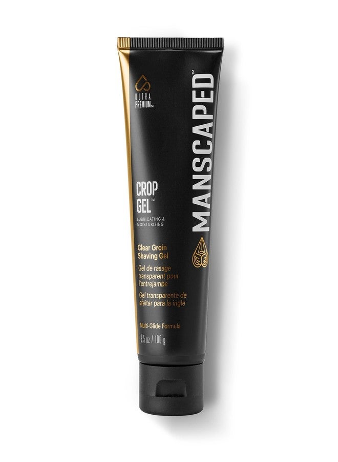 MANSCAPED® Crop Gel® Clear Groin Shaving Gel, Moisturizing and Lubricating Multi-Glide Formula Designed for Below-the-Waist Trimming, Vegan and Paraben-Free (3.5 oz) - Image 1