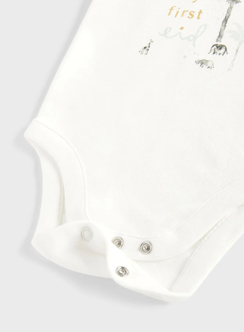 mothercare Infant Slogan Bodysuit