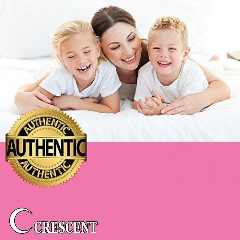 DESTINY CRESCENT BED Knit Jersey 100% Cotton 2 Twin XL Fitted Bed Sheets (2-Pack) Soft and Comfy - Twin Extra Long  15"" Deep Pocket  39"" x 80"" Great for Dorm Room  Hospital and Split King Dual Adjustable Beds (Pink) - Image 5