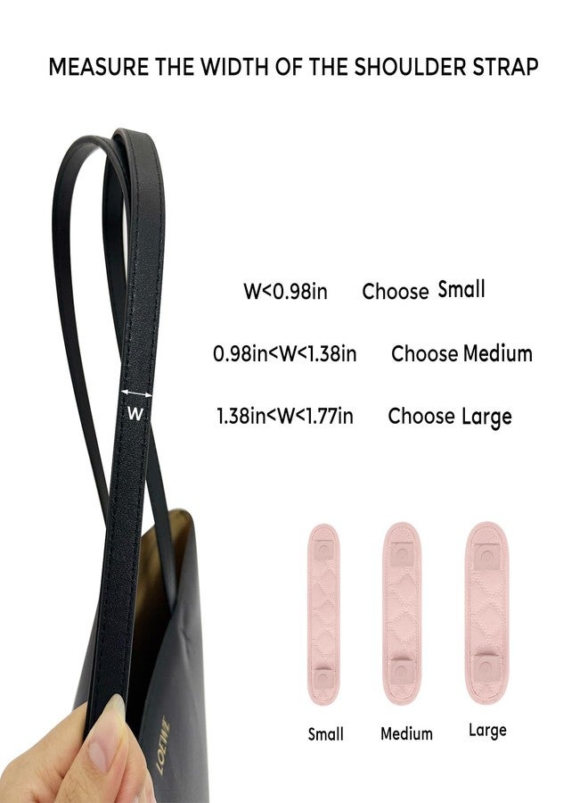 GIVLEFLY Medium Shoulder Strap Pad for Tote & Handbags, Soft Cushion with Anti-Slip Backing for Comfortable Carry, Light Pink - Image 4