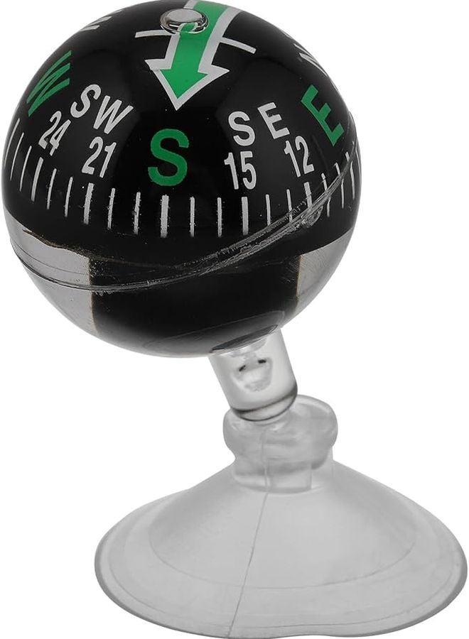 38mm Car Dashboard Compass Ball With Suction Cup For Accurate Navigation On Vehicles - Image 1