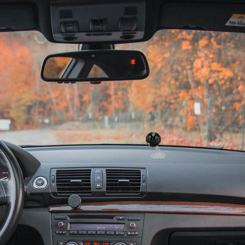 38mm Car Dashboard Compass Ball With Suction Cup For Accurate Navigation On Vehicles - Image 5