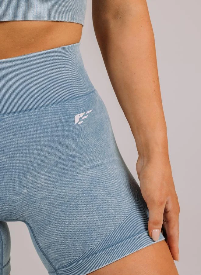 PALMFIT Palmfit Women Blue Apex Seamless Active Shorts