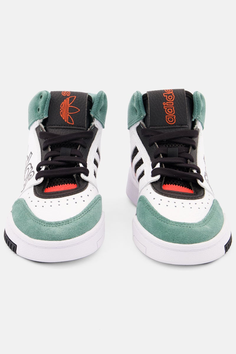 adidas Originals Kids Unisex Drop Step XL Lace Up Shoes, White  - Image 2