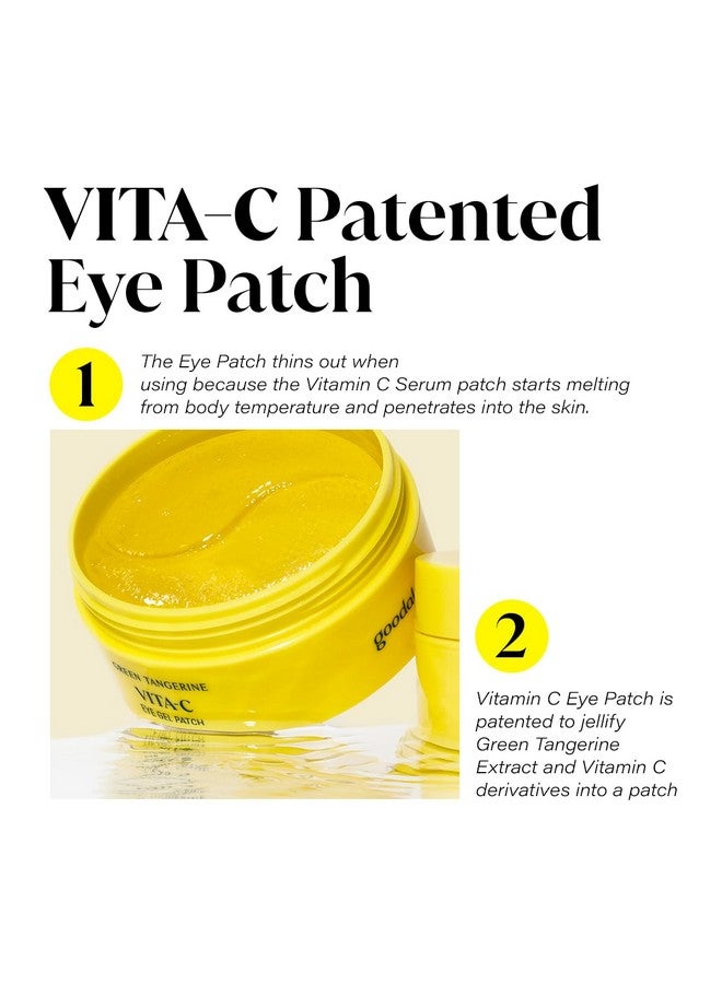 GOODAL Goodal Green Tangerine Vitamin C Moisturizing Eye Patch | 5-minute, Hydrating Gel Patch (60 sheets) (2024 Advanced Version) - Image 3