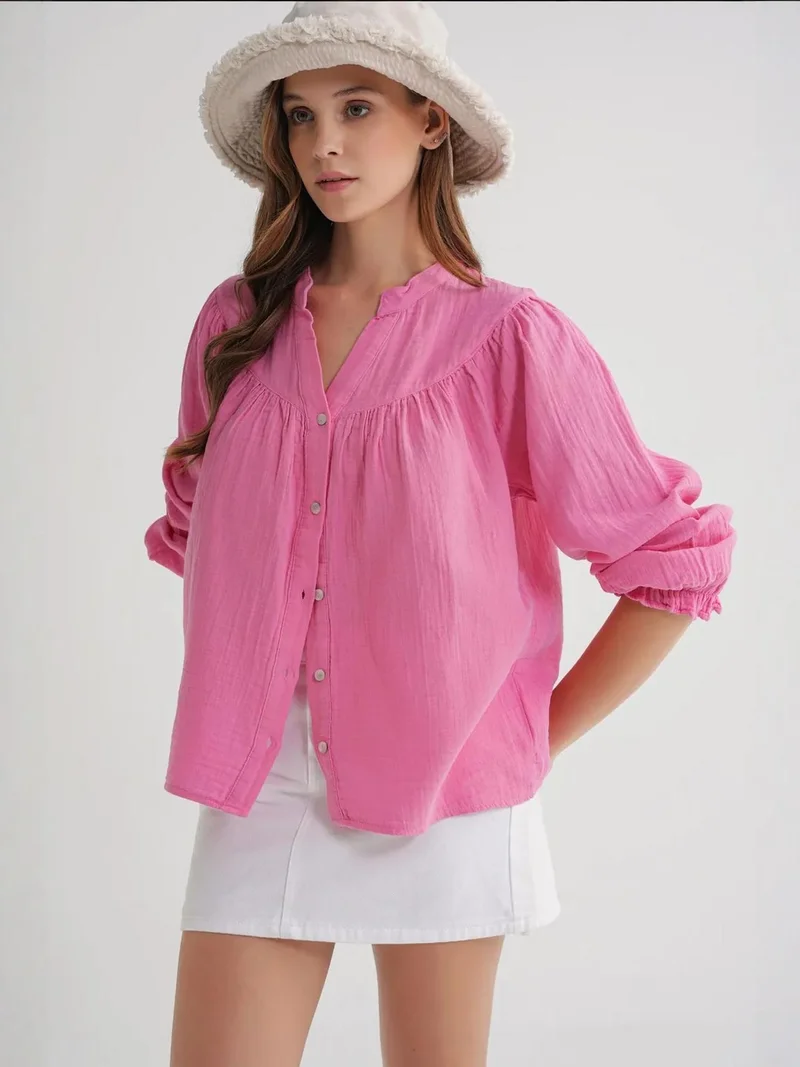 MixRay Mixray Linen Blend Shirt