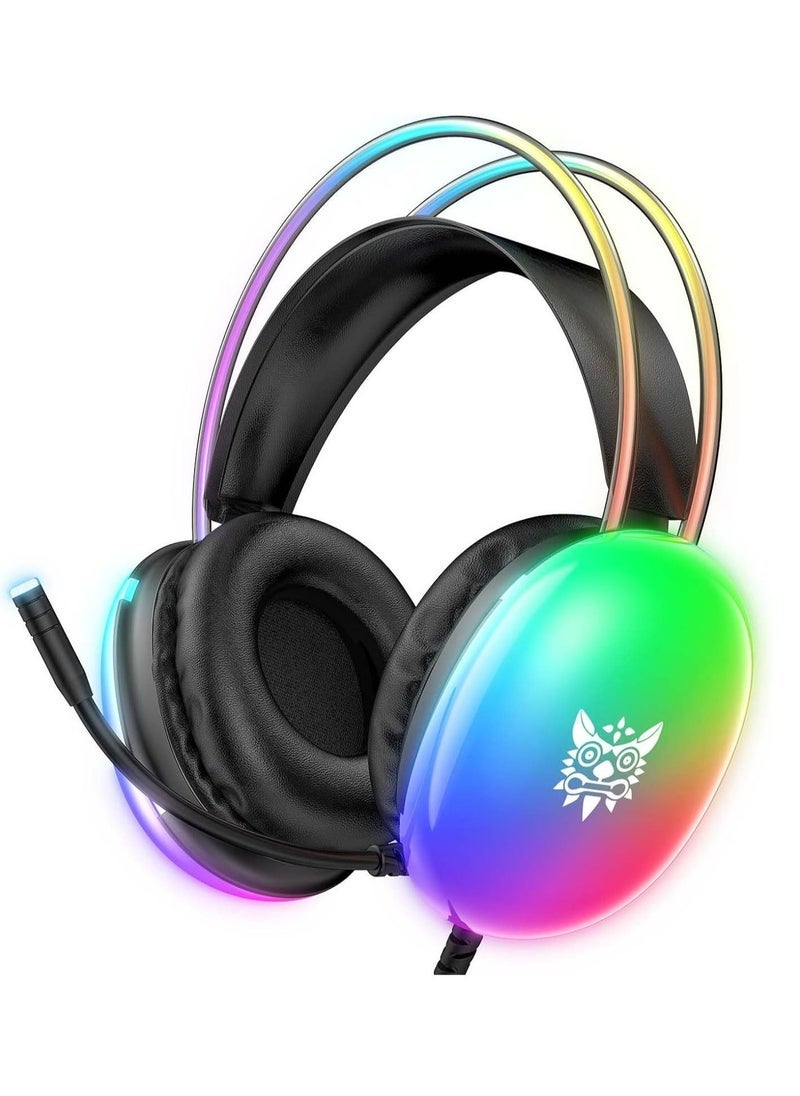 ELTRAZONE X25 Gaming Headset – Wired Over-Ear Gaming Headphones with Mic, Noise-Cancelling, Comfortable Fit, for PS4, PS5, Xbox One, Xbox Series X/S, Nintendo Switch, PC, High-Quality Sound, Clear Voice Communication, Gaming Headphones for Ultimate Experience  - Image 1