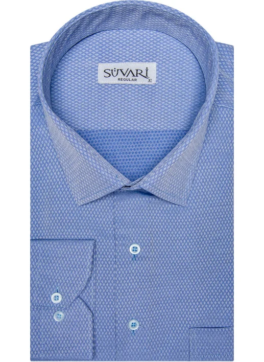 Süvari Suvari Armure Patterned Men's Shirt