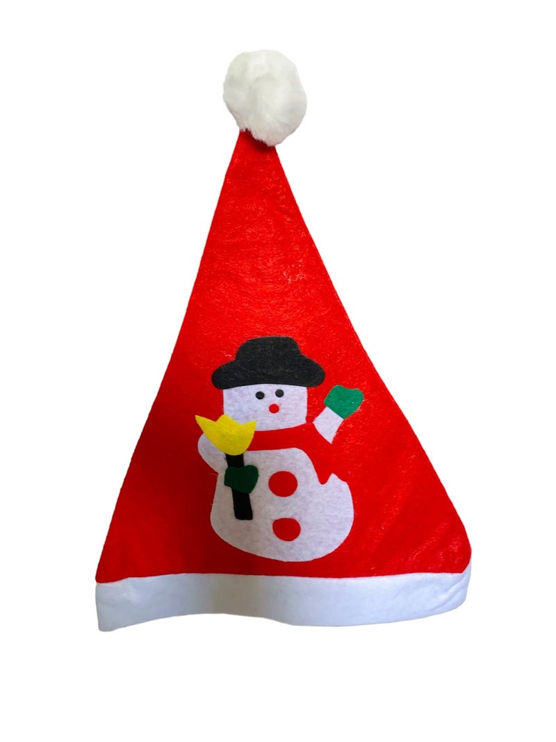 Evisha قبعات عيد الميلاد سانتا إيفيشا 2 قطعة قبعات عيد الميلاد لتزيين الشجرة قبعات عيد الميلاد قبعات سانتا كلوز - Image 2