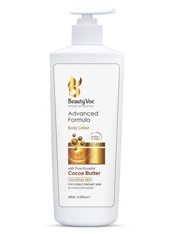 BEAUTY VOC Beautyvoc Cocoa Butter Moisturizing Body Lotion – Deep Nourishment – 400ml
