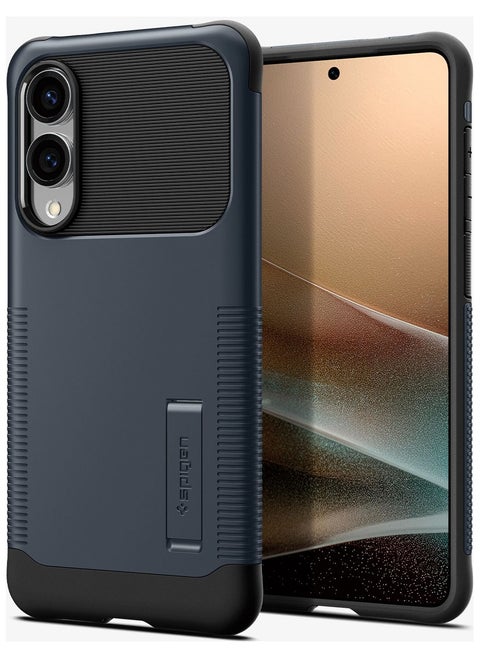 Slim Armor for Samsung Galaxy S25 EDGE Case Cover (2025) with Kickstand - Metal Slate